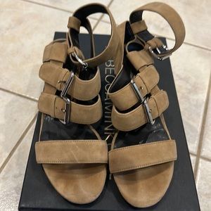 Rebecca minkoff Ilana sandals taupe 6.5 worn one time